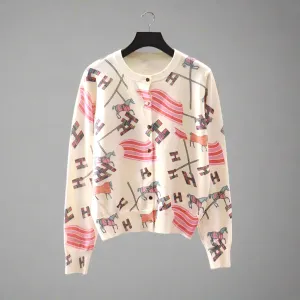 Spring Print Cardigan