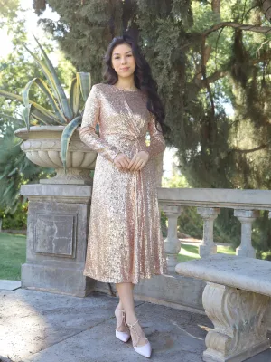 Starlet Dress - Rose Gold