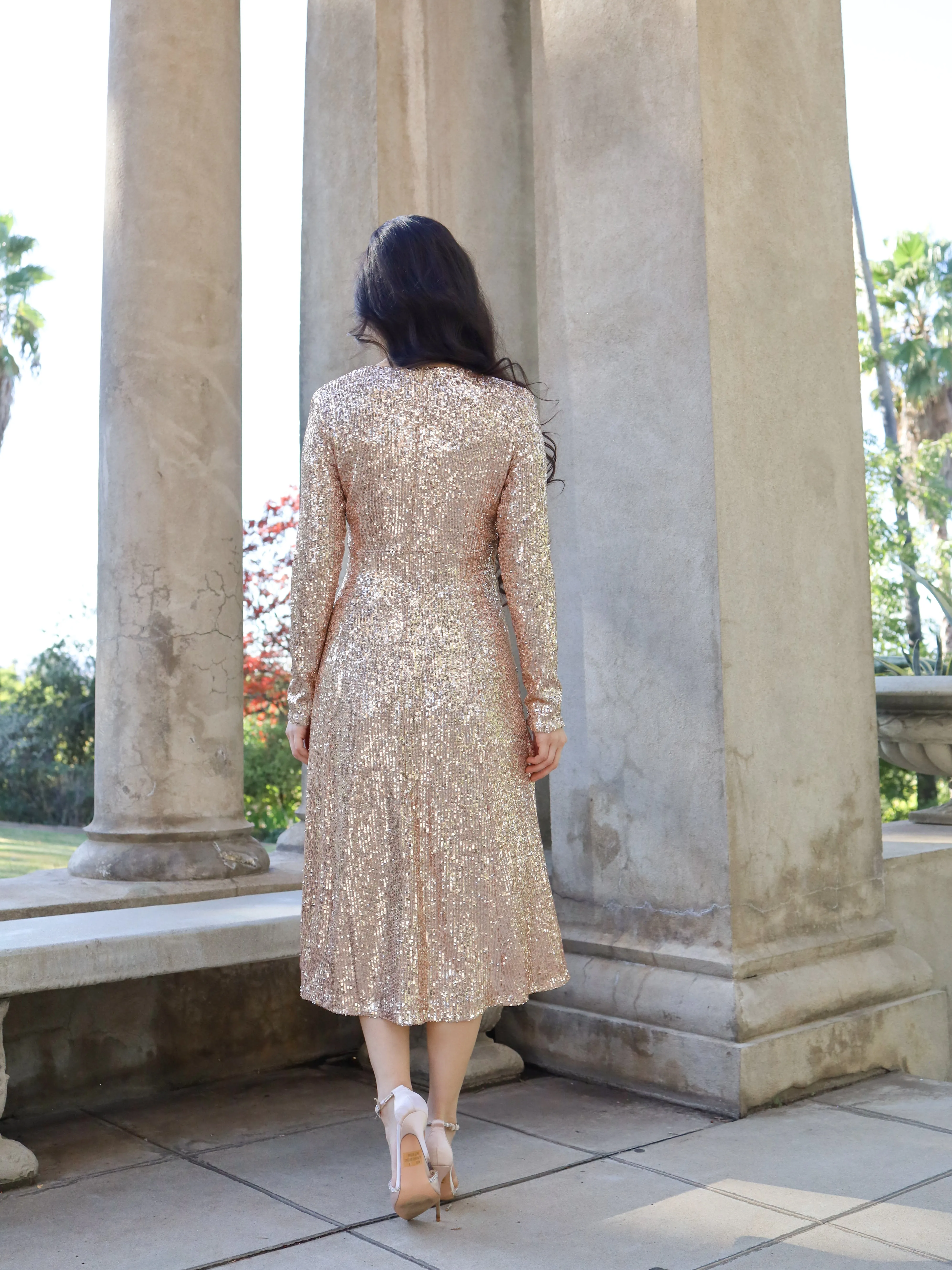 Starlet Dress - Rose Gold