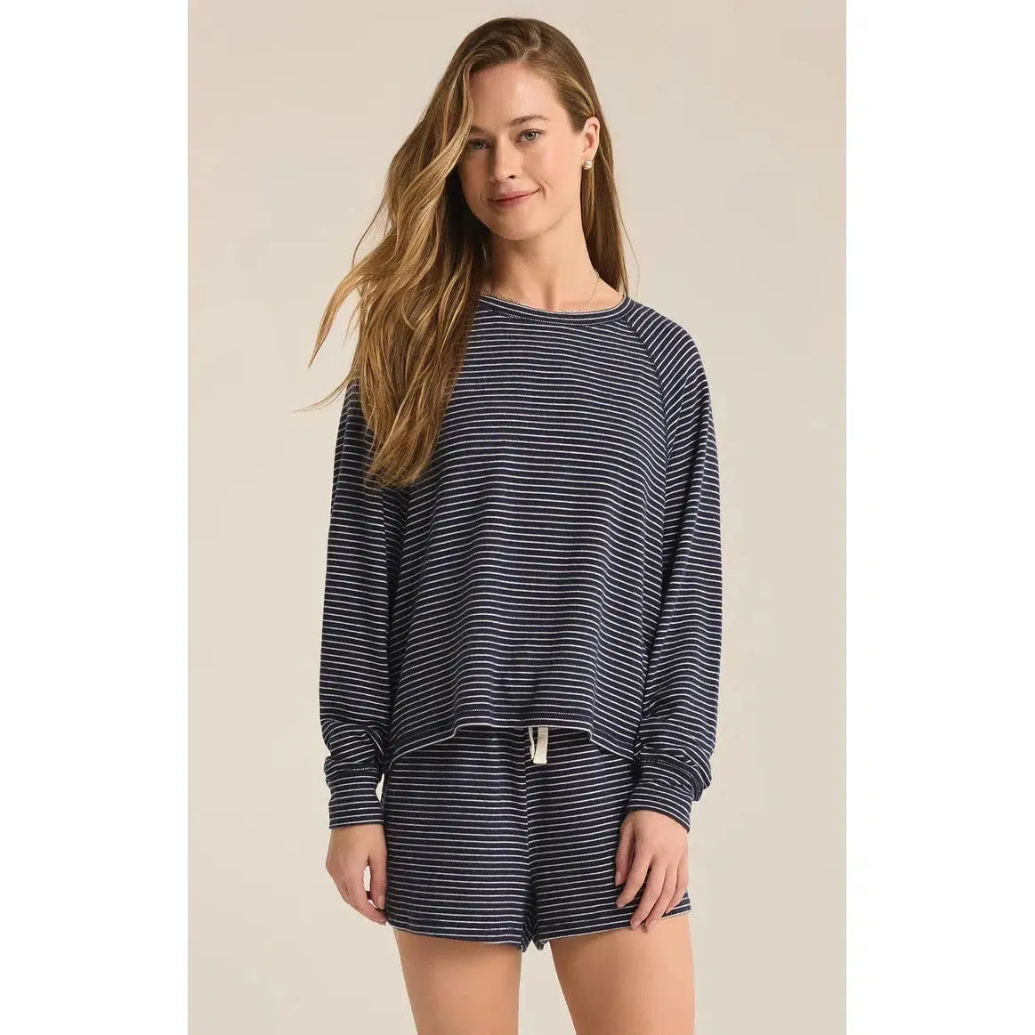 STAYING IN STRIPE LS TOP