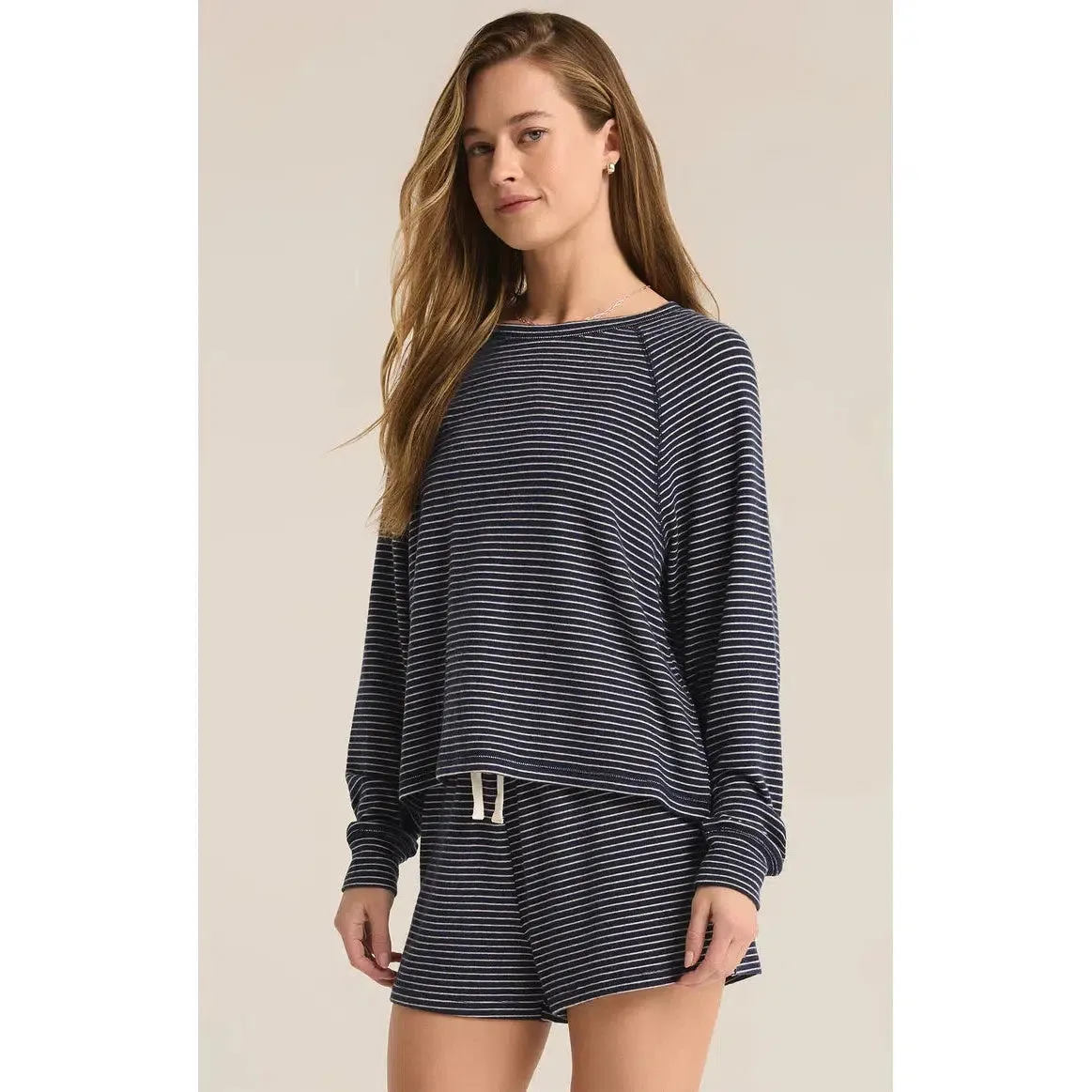 STAYING IN STRIPE LS TOP
