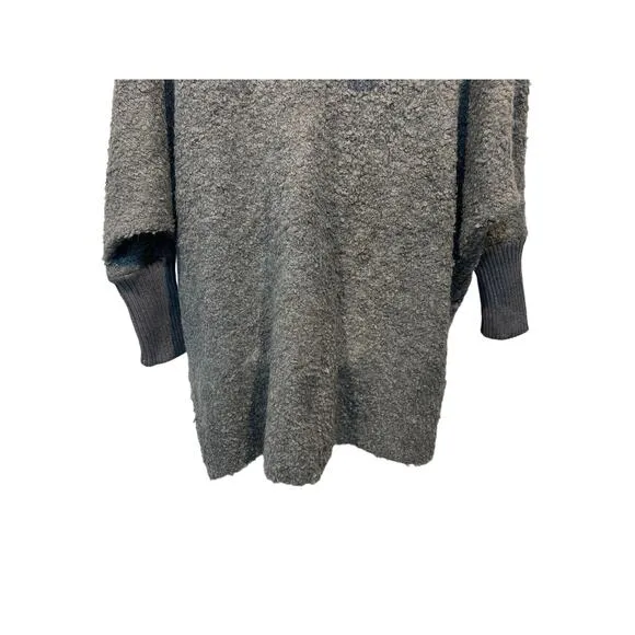 STEVE MADDEN DELSEY HOODED SWEATER CARDIGAN COAT GRAY WOMENS SIZE SMALL