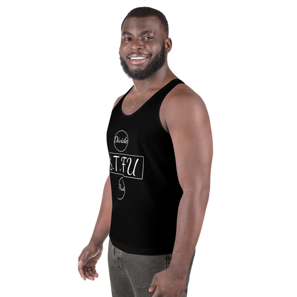 STFU Divide the Weak Unisex Tank Top - Black