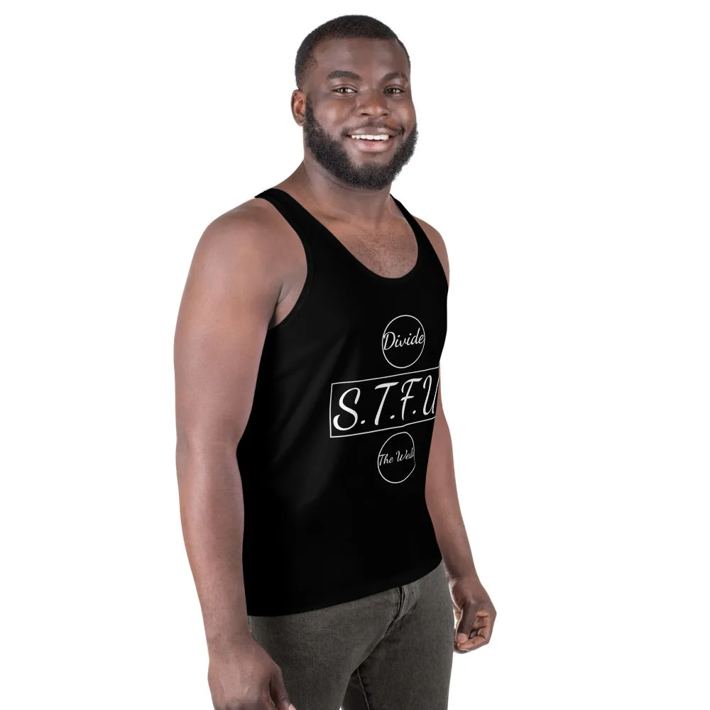 STFU Divide the Weak Unisex Tank Top - Black