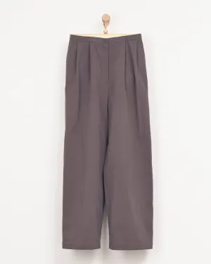 Straight Trouser in Dark Grey