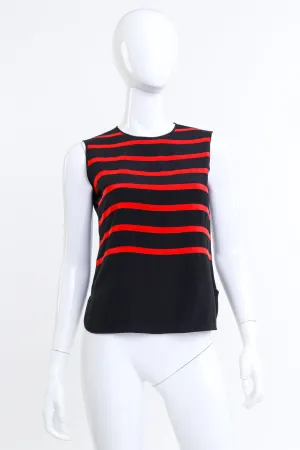 Striped Sleeveless Top