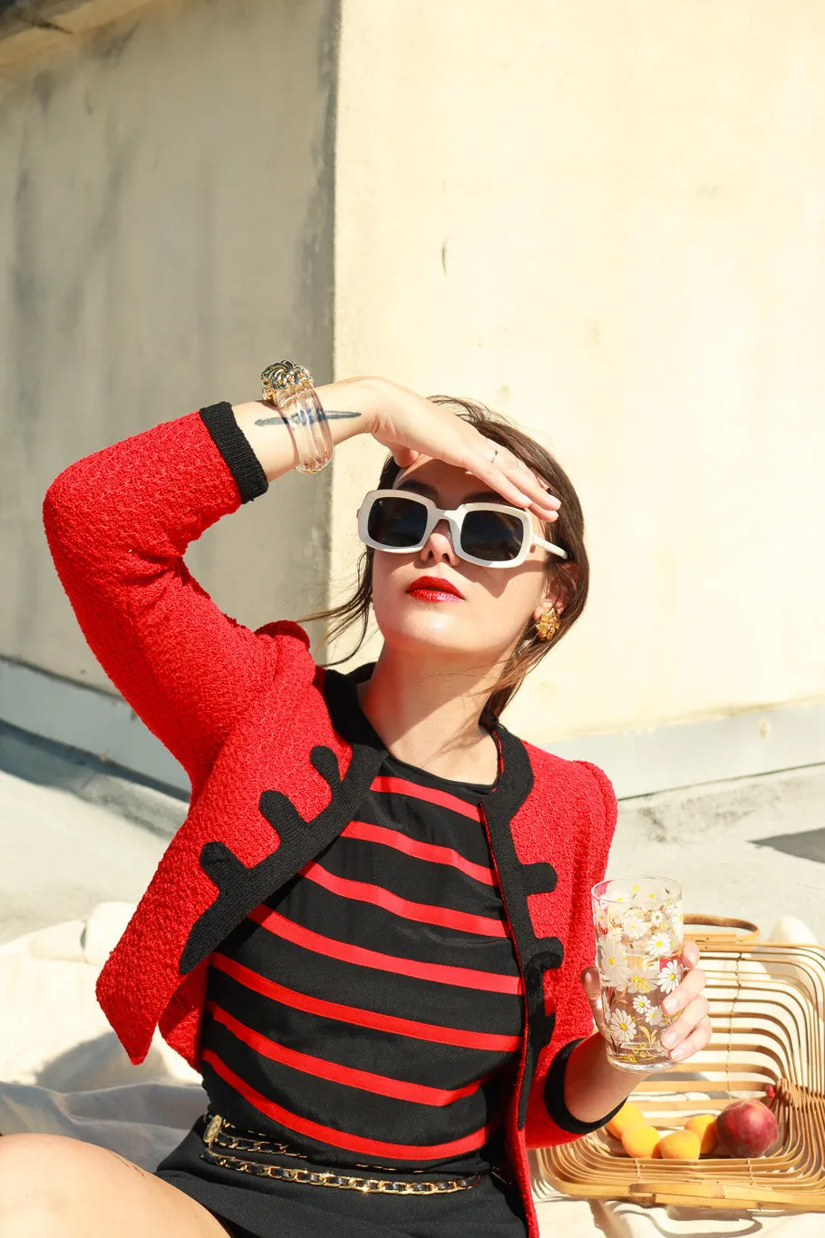 Striped Sleeveless Top