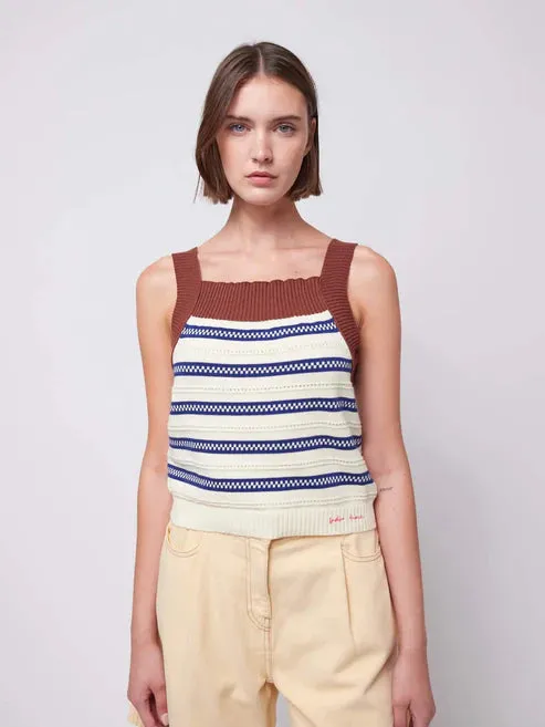 Stripes Knitted Tank | Multi
