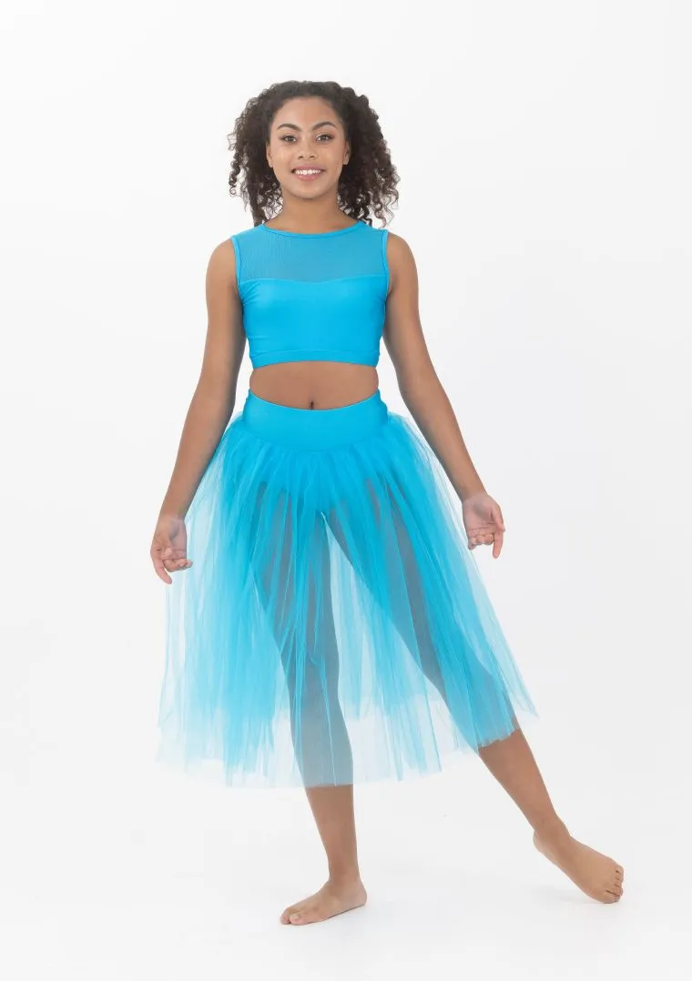 Studio 7 Mesh Crop Top | Adult