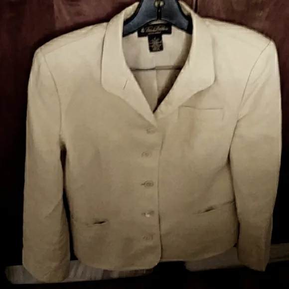 STUNNING BROOKS BROTHERS BLAZER,100% IRISH LINEN, FULLY LINED, S-4