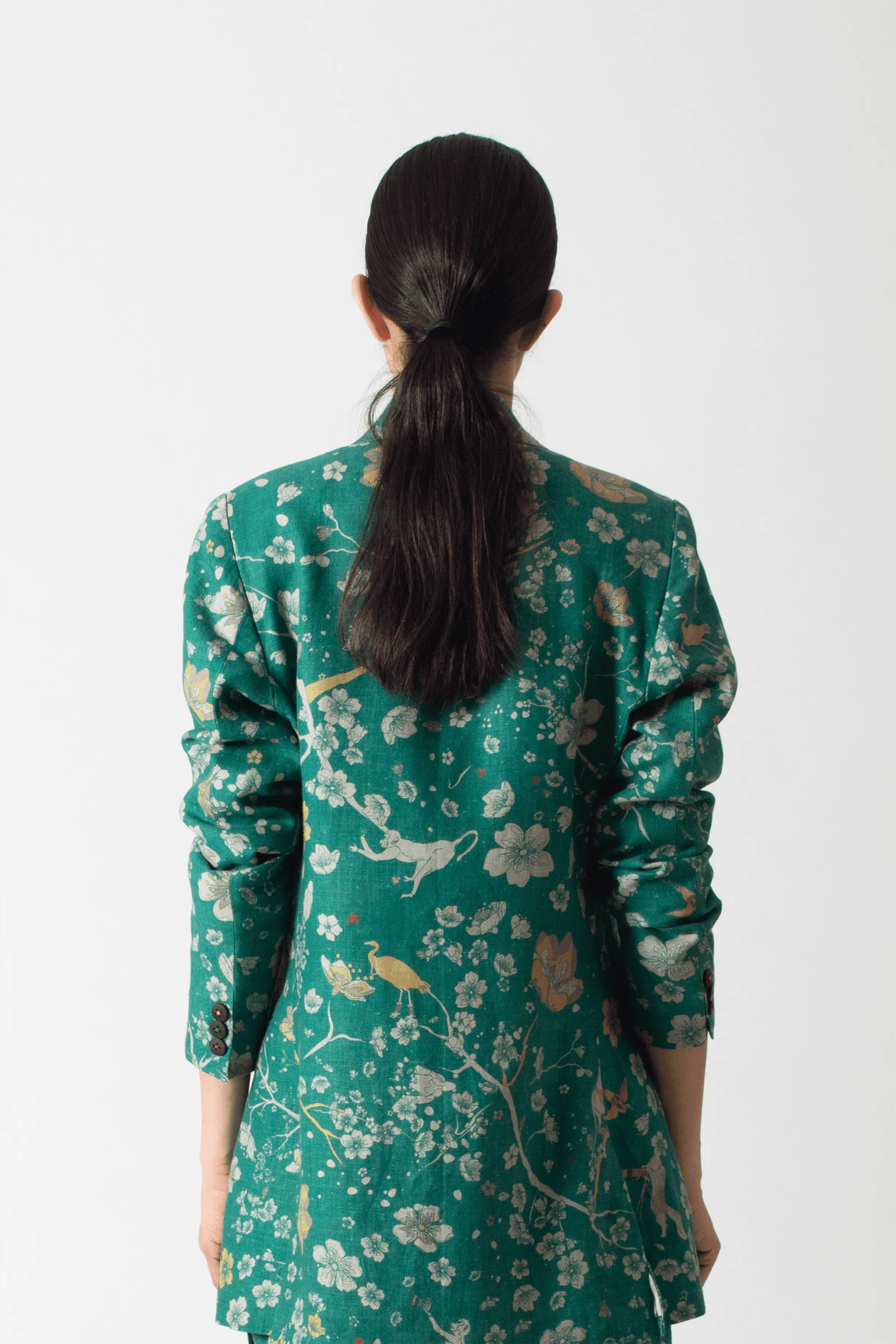 SUKETDHIR   I   Blazer   I   Forest Blossom Print    I   WOW330LI81