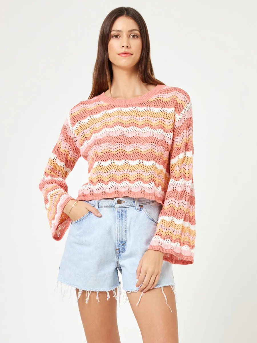 Sun Ray Sweater in Bahama Bound Stripe