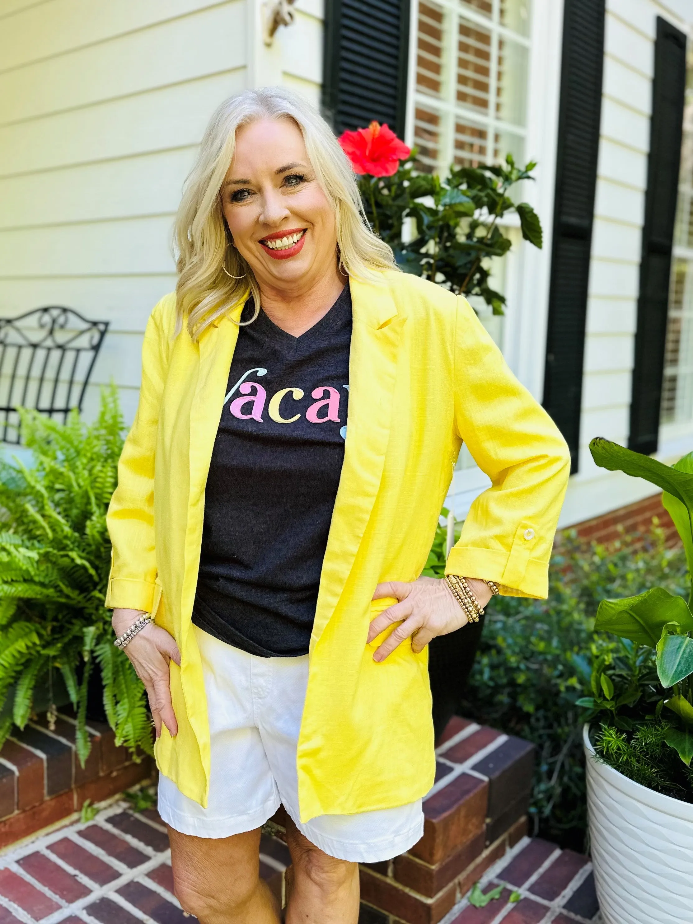 Sunshine Linen Blazer