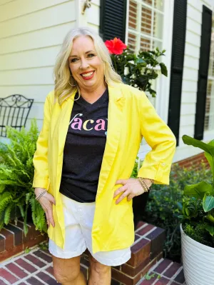 Sunshine Linen Blazer