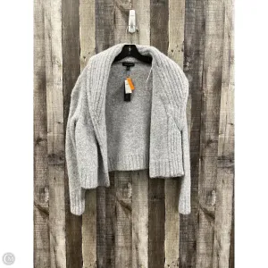 Sweater Cardigan By Banana Republic In Grey, Size: Xl