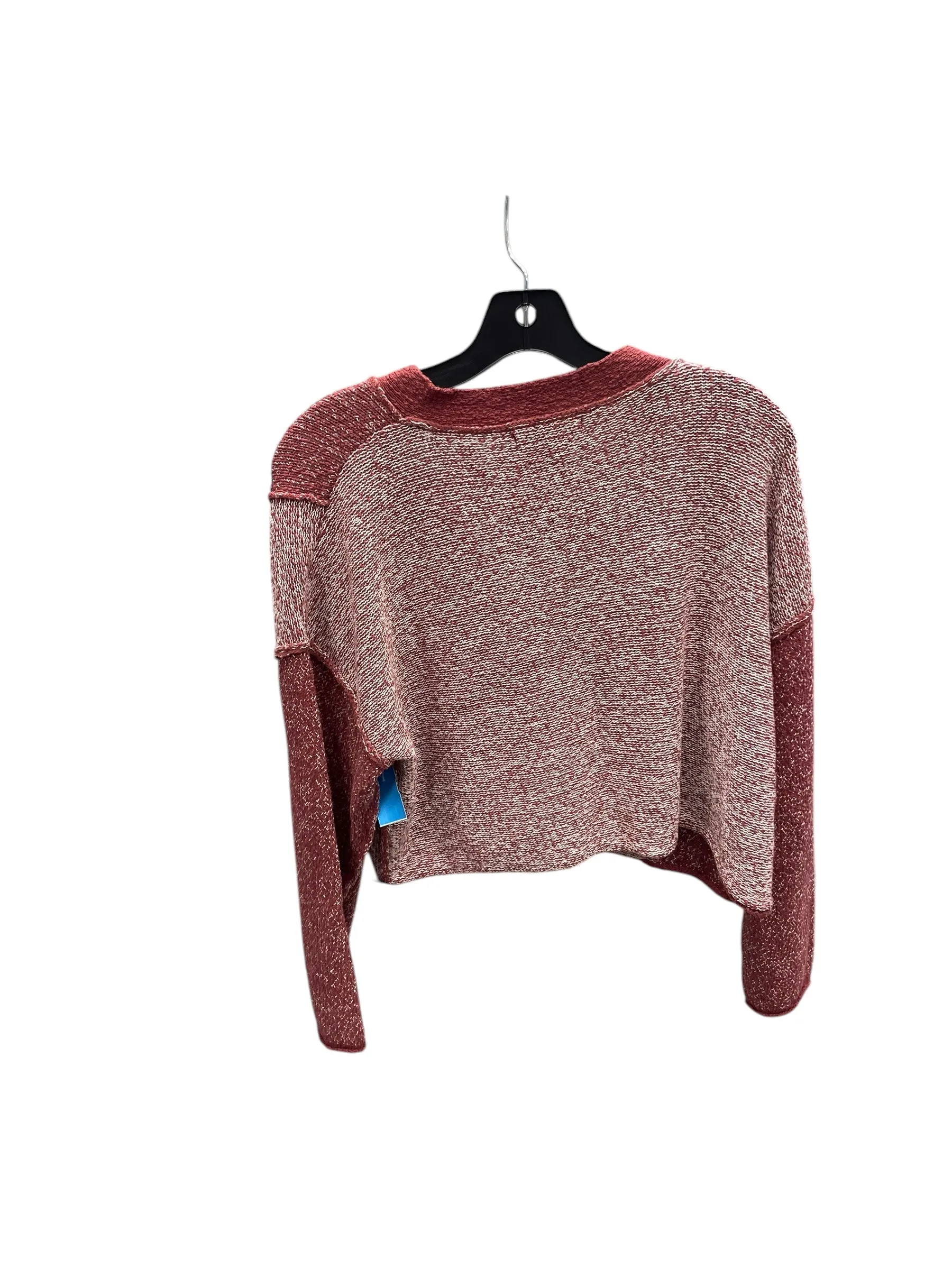 Sweater Cardigan By Forever 21 In Pink, Size: M