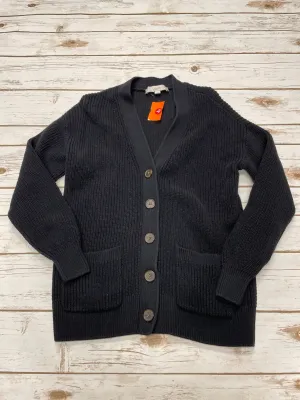 Sweater Cardigan By Loft In Black, Size: S