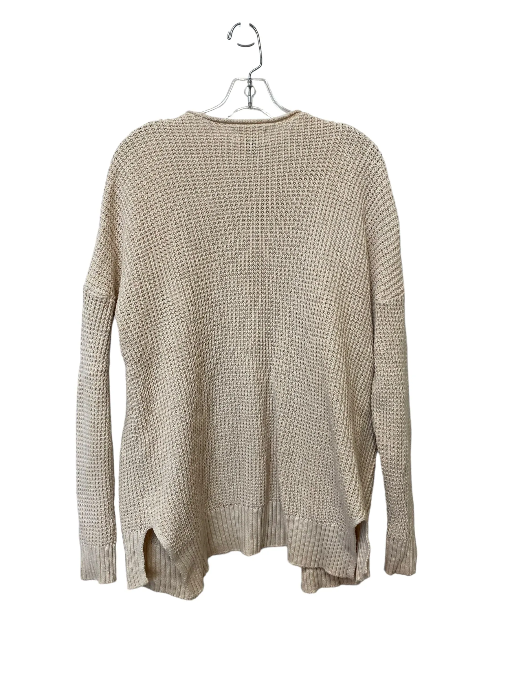 Sweater Cardigan By Universal Thread In Cream, Size: S
