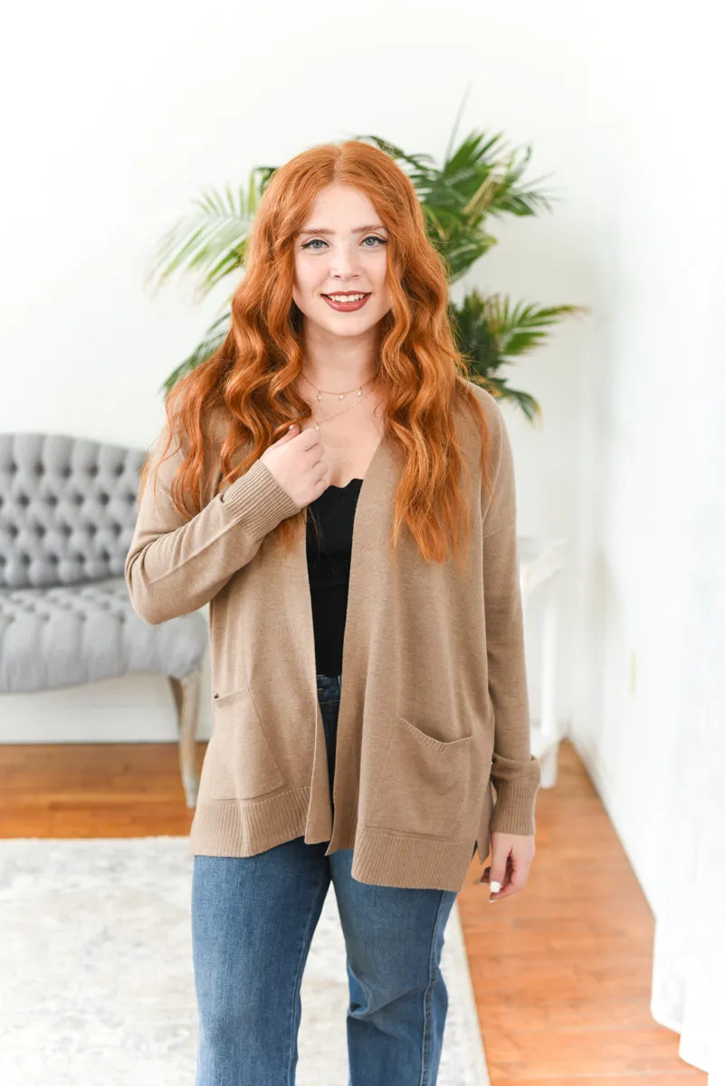 Tana Open Front Knit Cardigan