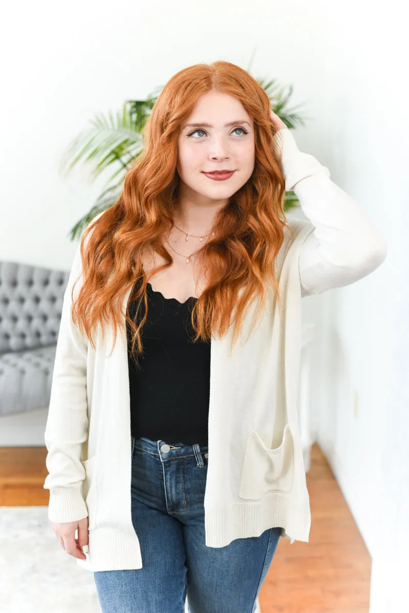 Tana Open Front Knit Cardigan