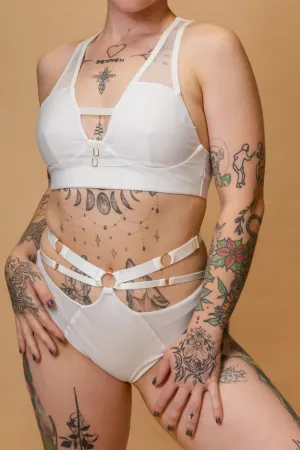 Tatiana Active Harley Shorts - Matte White