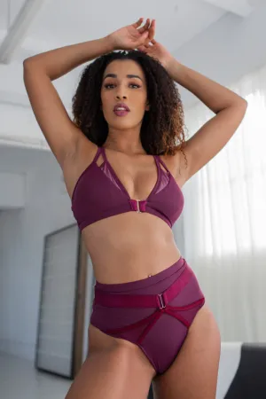 Tatiana Active Sofia Shorts - Wine