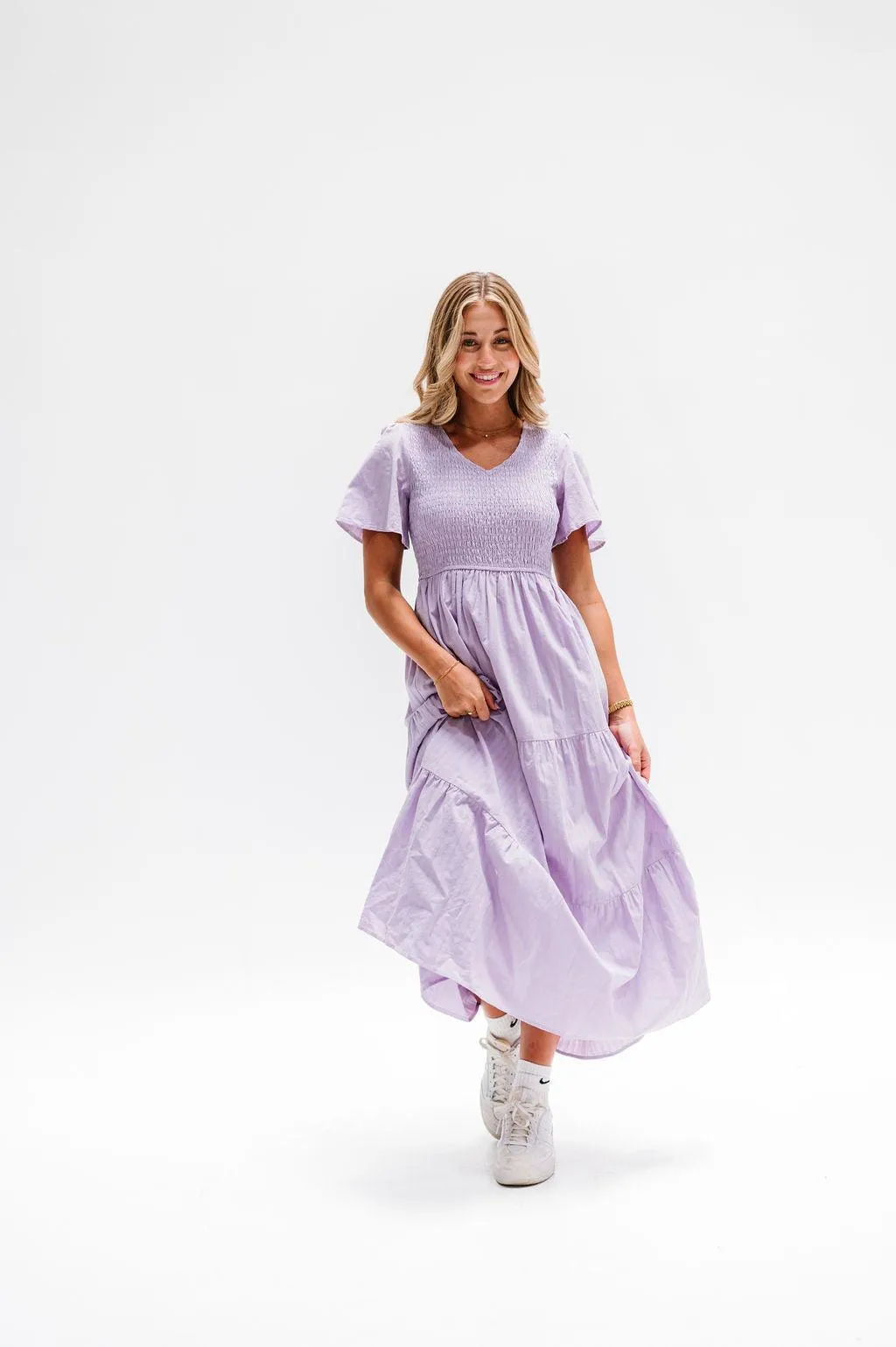 Tayla Dress in Lilac