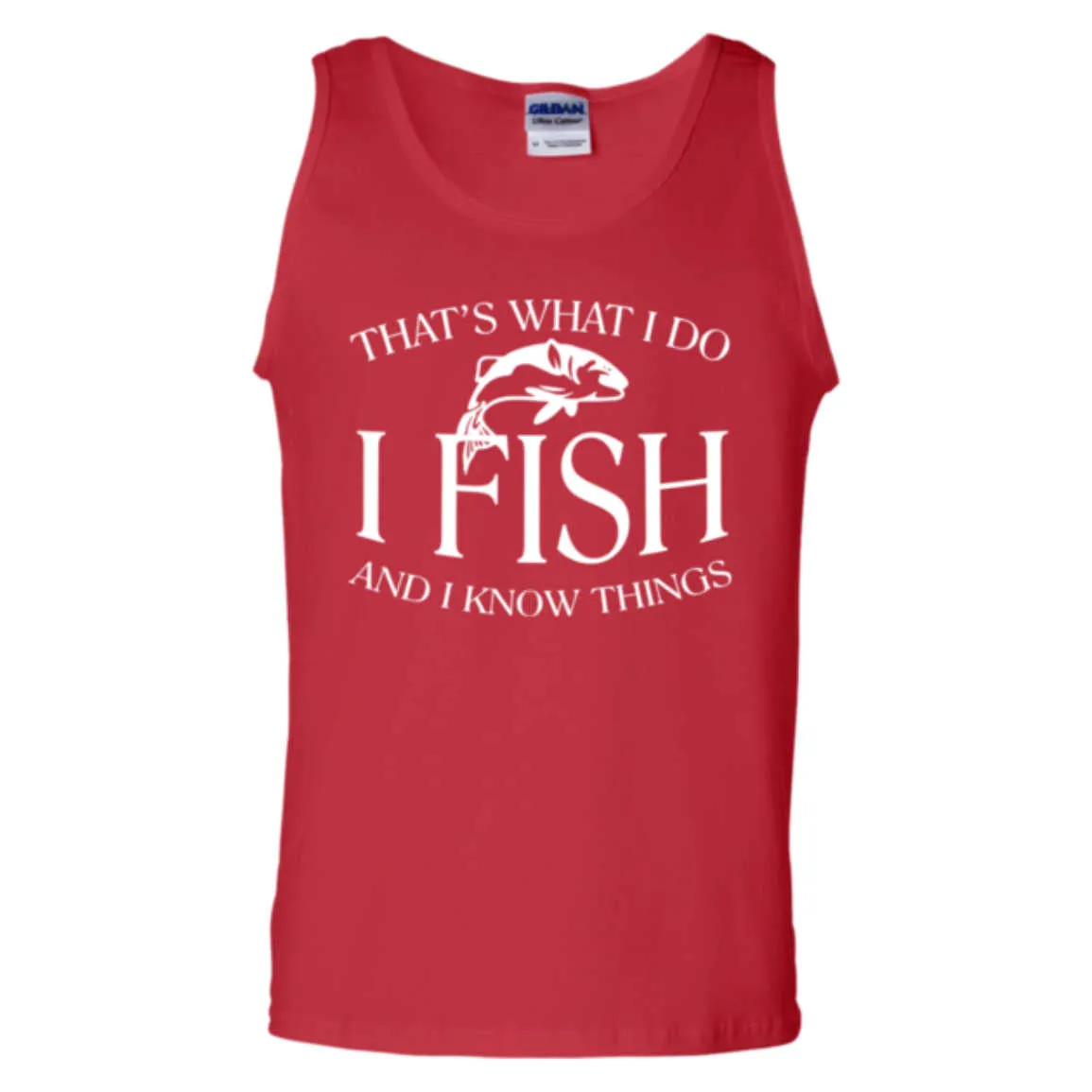That's What I do I Fish and Know ThingsTank Top b