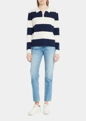 The Enzo Striped Rugby Top