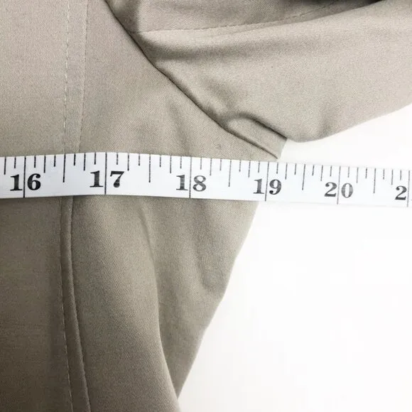 The Limited Blazer Stretch Cotton. Taupe. Size 12