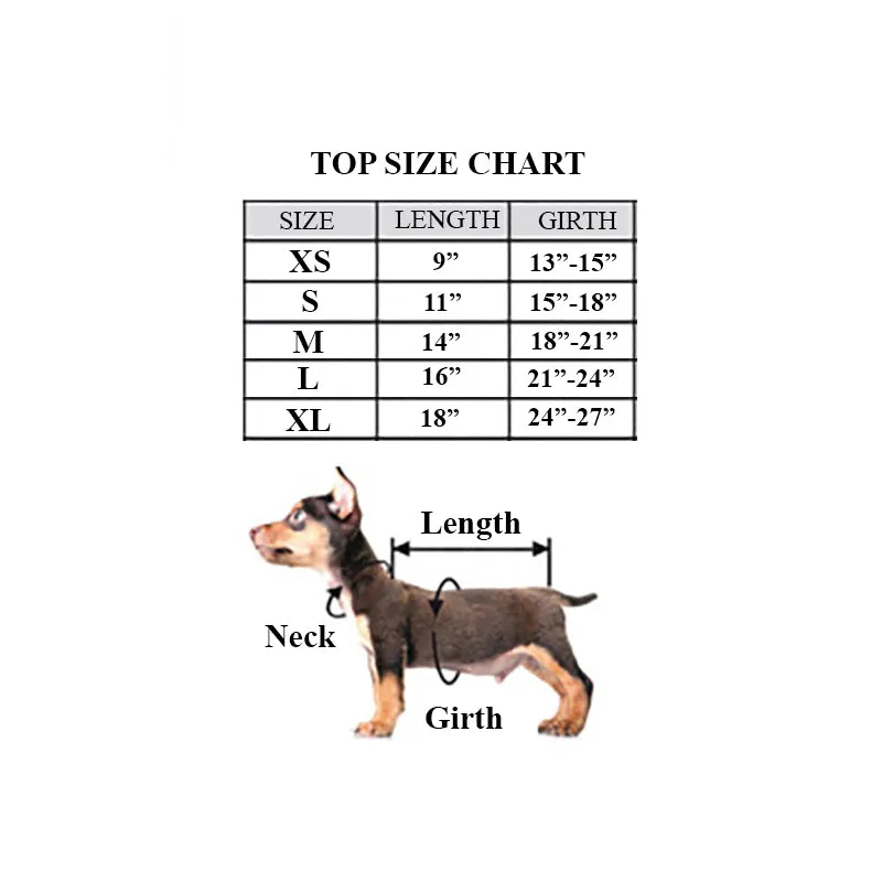Tie-Dye Sleeveless Dog Tee