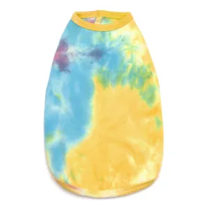 Tie-Dye Sleeveless Dog Tee