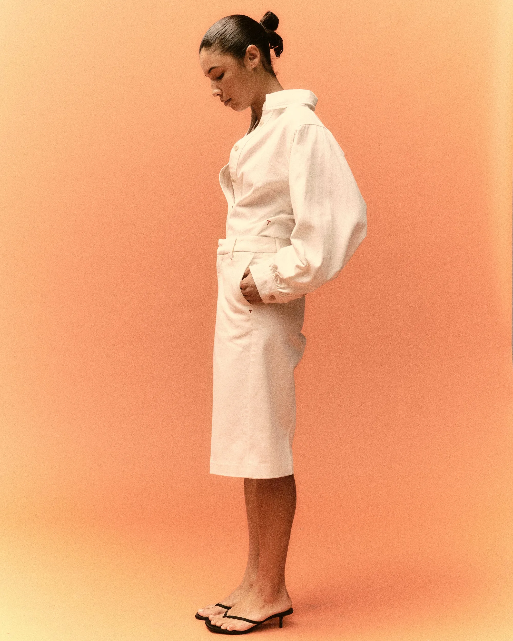 TMRW Ellen Bermuda Shorts - Ecru