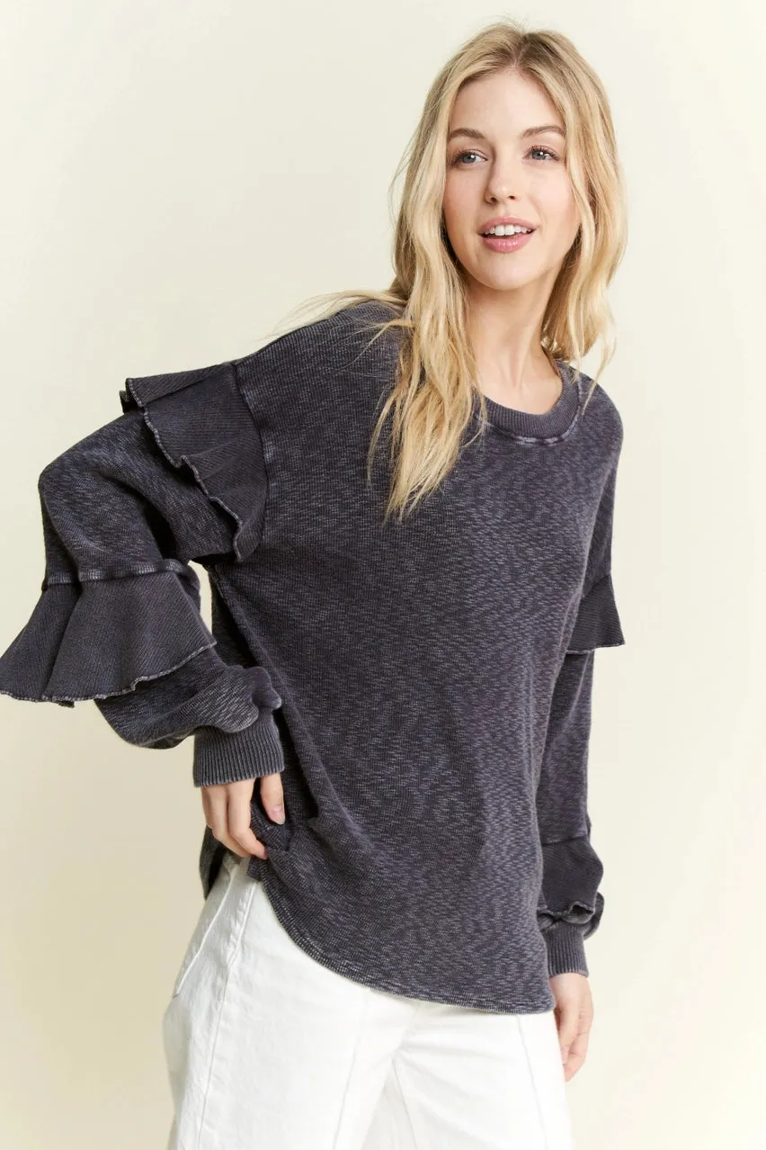 Trinity Ruffle Balloon Top