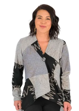 Trisha Tyler One Button Cardigan