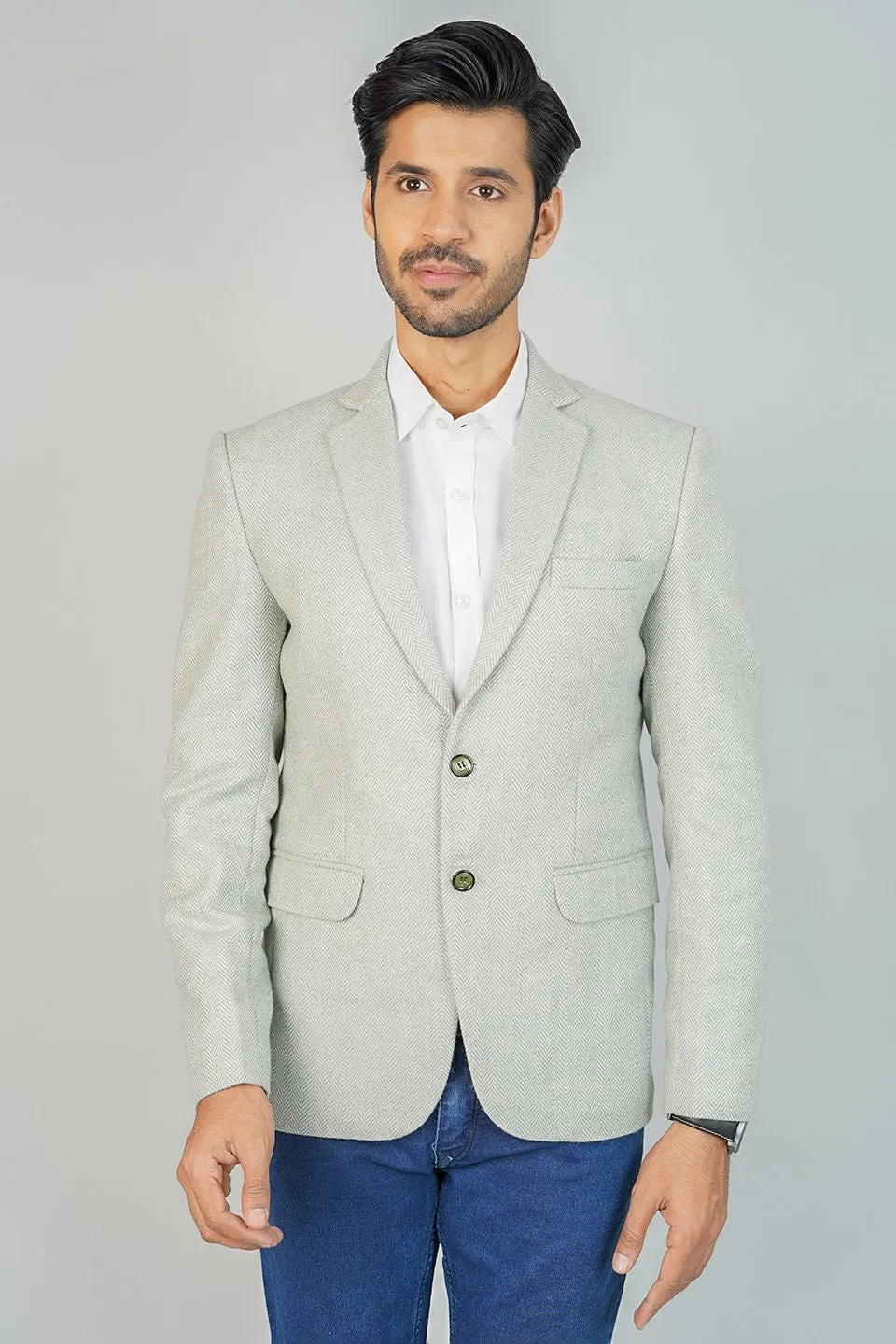Tweedwool Grreen Blazer