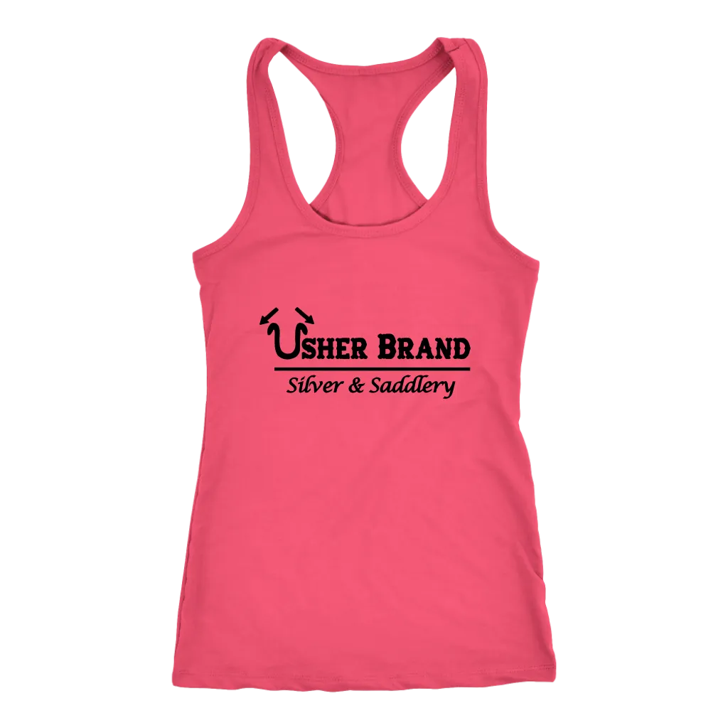 Usher Brand Womens Racer Back Tank top