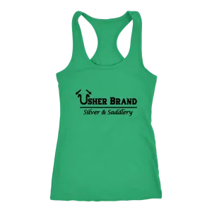 Usher Brand Womens Racer Back Tank top