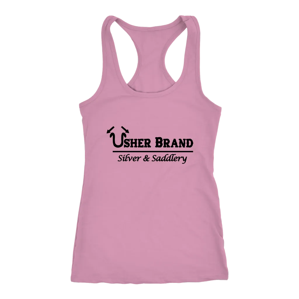 Usher Brand Womens Racer Back Tank top