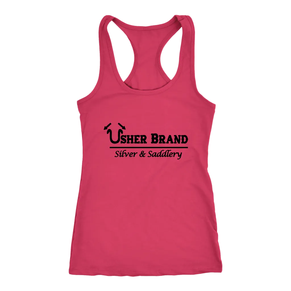 Usher Brand Womens Racer Back Tank top