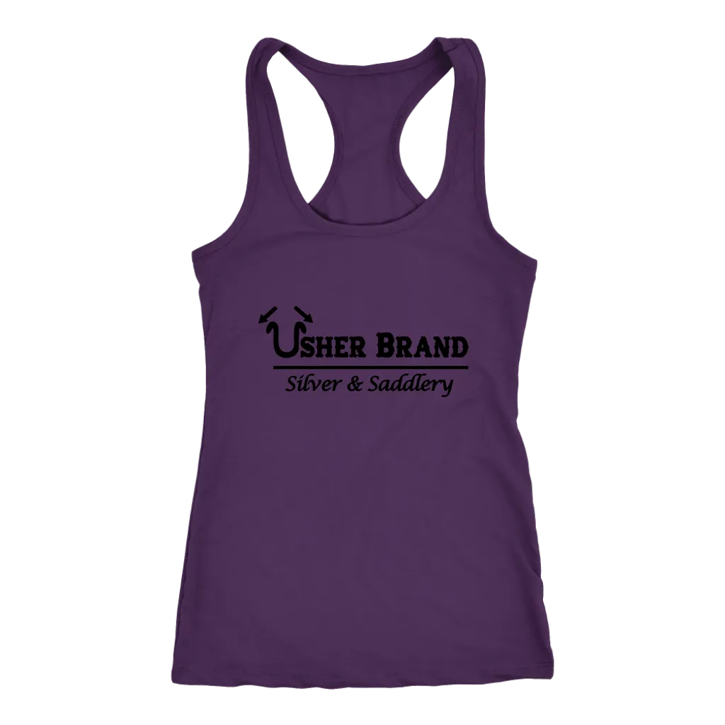 Usher Brand Womens Racer Back Tank top