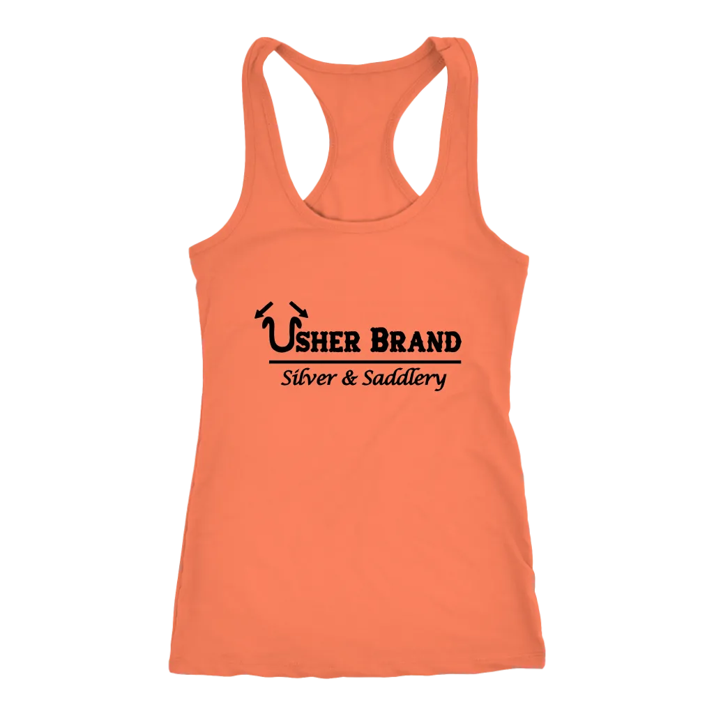 Usher Brand Womens Racer Back Tank top