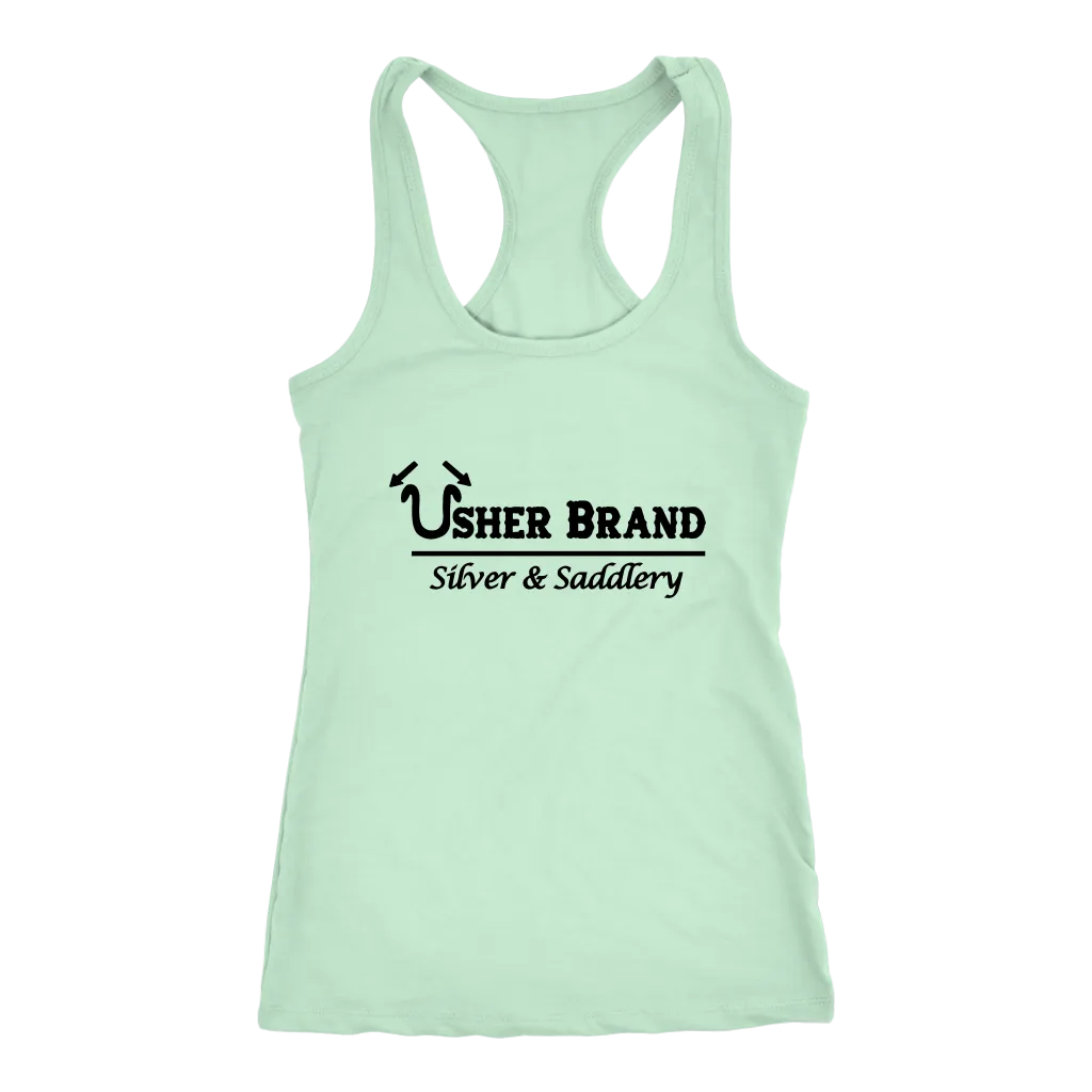 Usher Brand Womens Racer Back Tank top