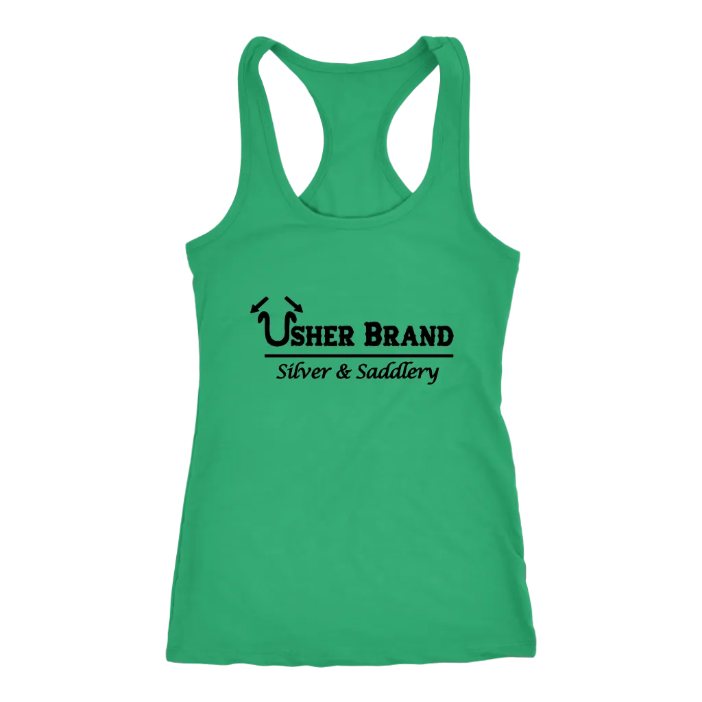 Usher Brand Womens Racer Back Tank top