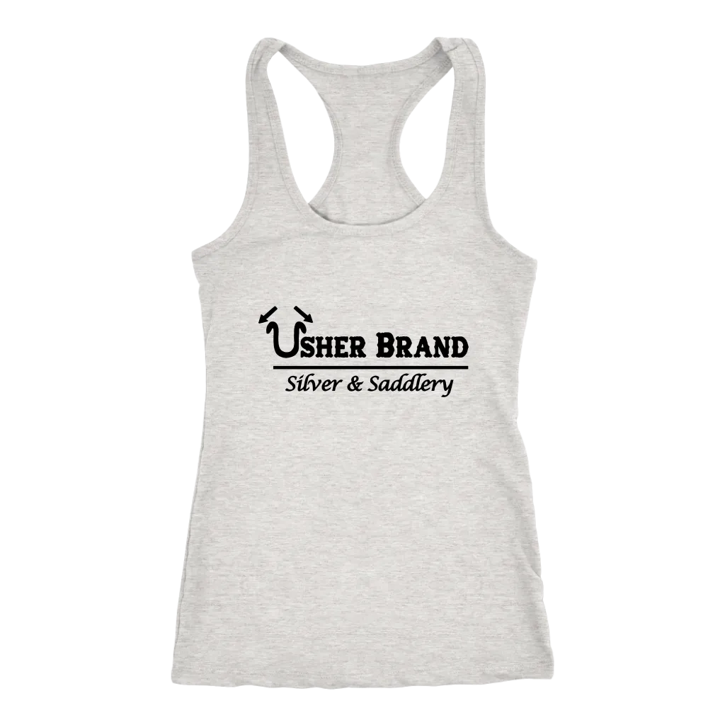 Usher Brand Womens Racer Back Tank top