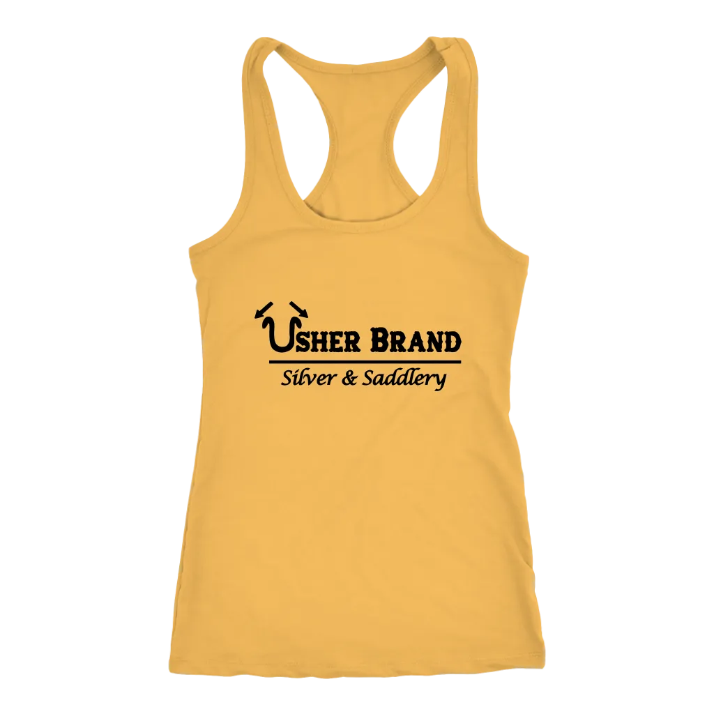 Usher Brand Womens Racer Back Tank top