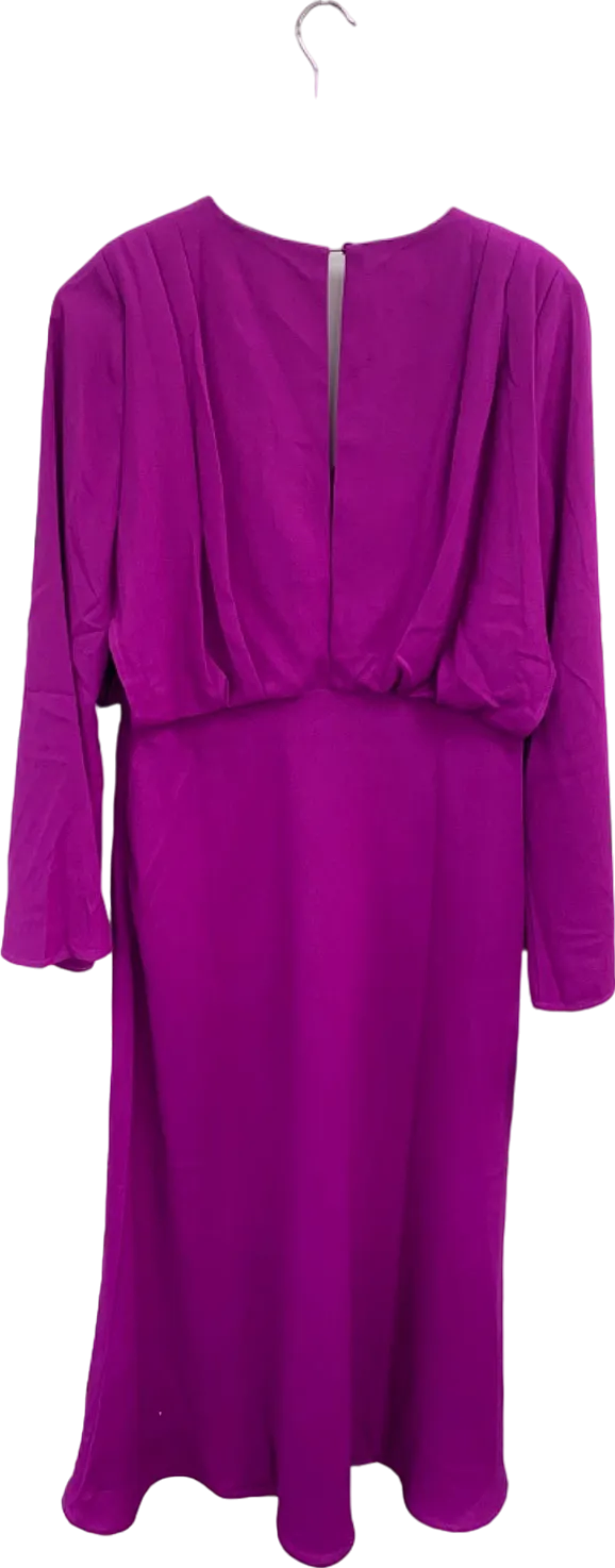 V by Very Purple Midi Dress UK 14