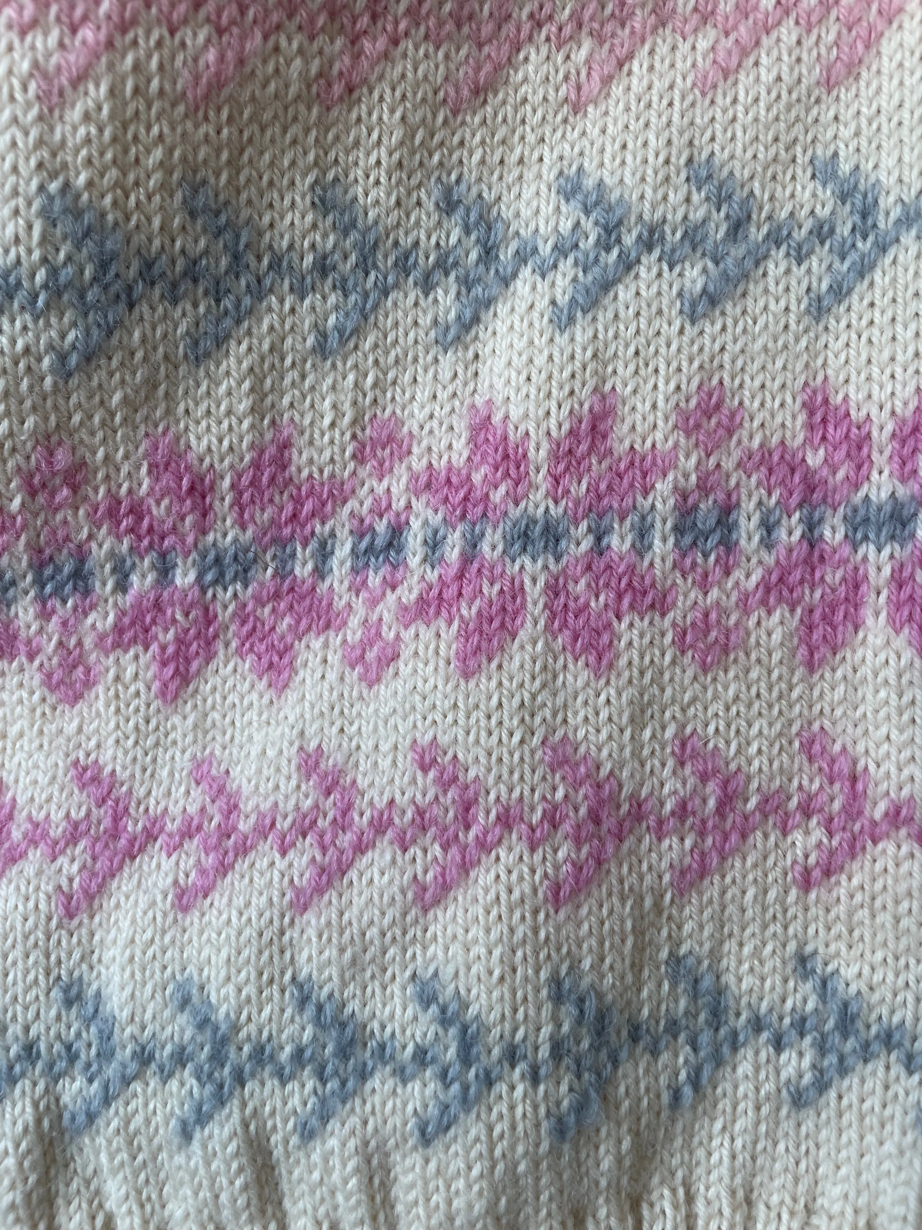 Vintage Vossknit Norwegian Snowflake Cardigan