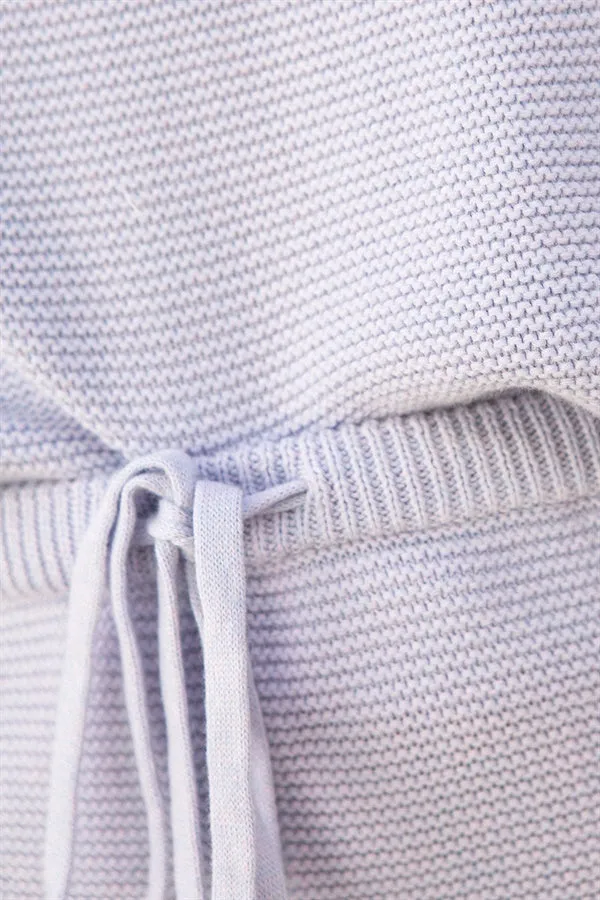 Violet Knit Shorts