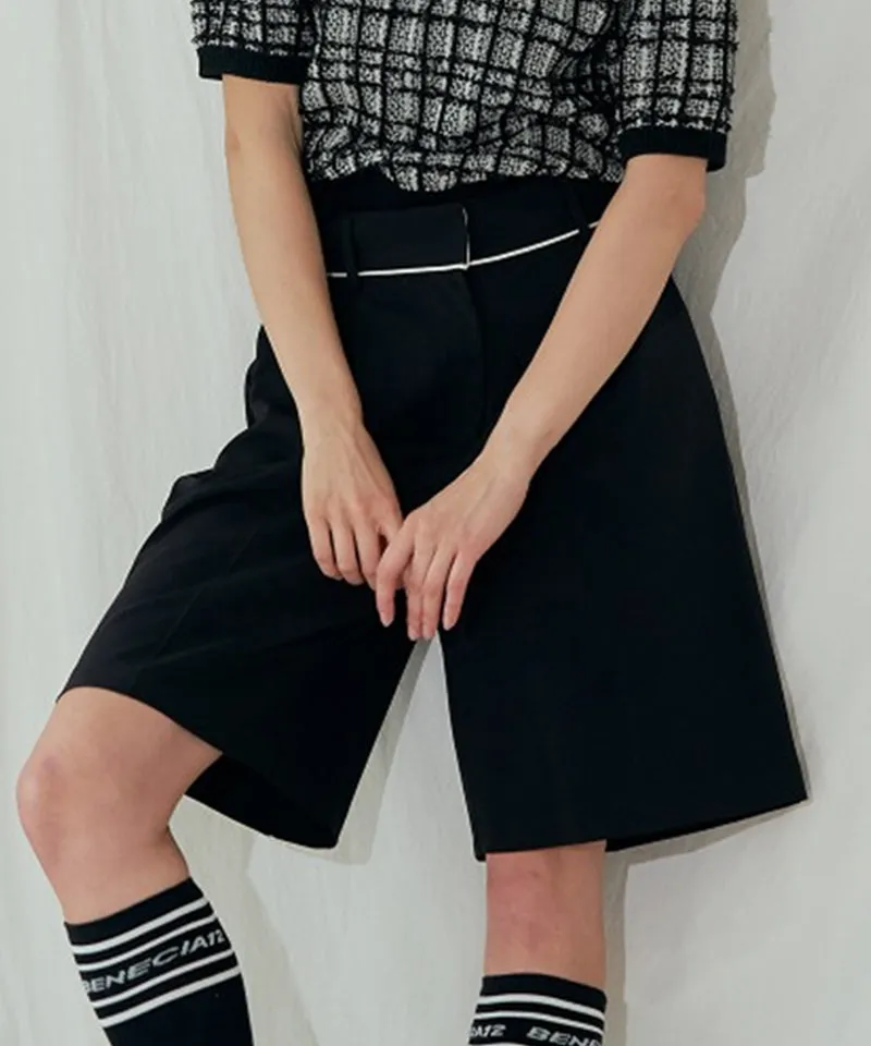[Warehouse Sale] BENECIA 12 Boyish Bermuda - Black
